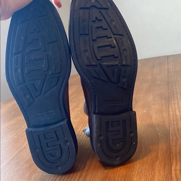 Bacco Bucci Brown Leather Chelsea Boots with Elastic Panels - Picture 4 of 6